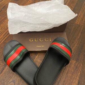 Authentic Gucci Sandals never warn.